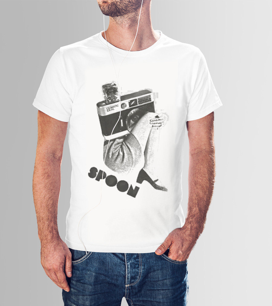 Spoon Camera Silver Iconic Utensil T-Shirt