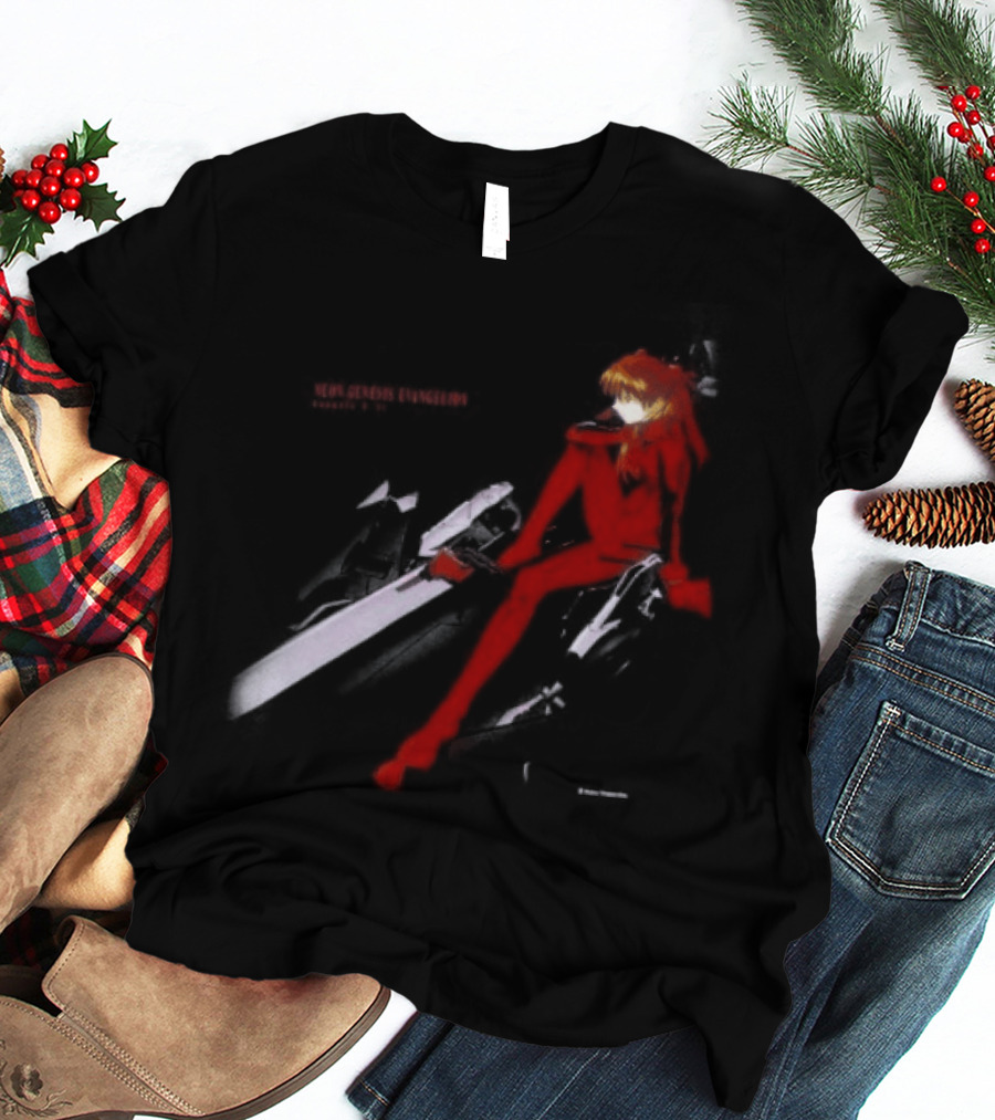 Asuka Langley Soryu Neon Genesis Evangelion Genesis 0 11 Bold Red T-Shirt
