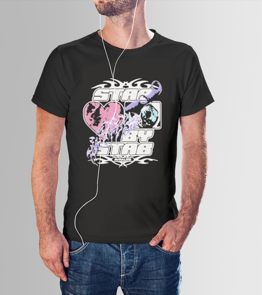 Avralize Stab By Stab Heart And Wrench T-Shirt