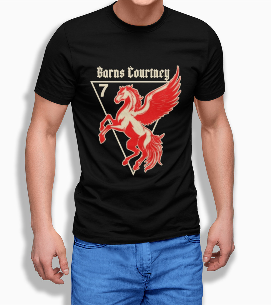 Barns Courtney Pegasus 7 Retro Triangular Pegasus T-Shirt