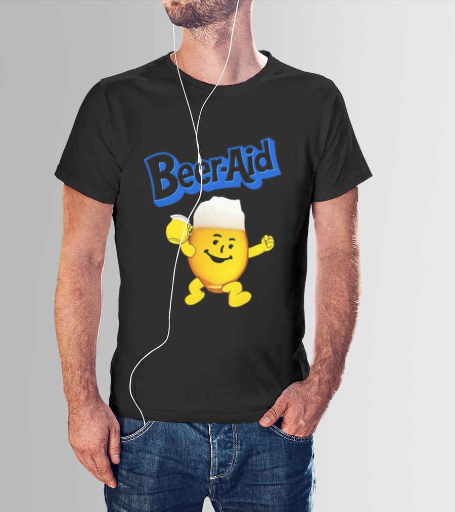 Beer Aid Kool Aid Beer Alcohol Party Humor T-Shirt