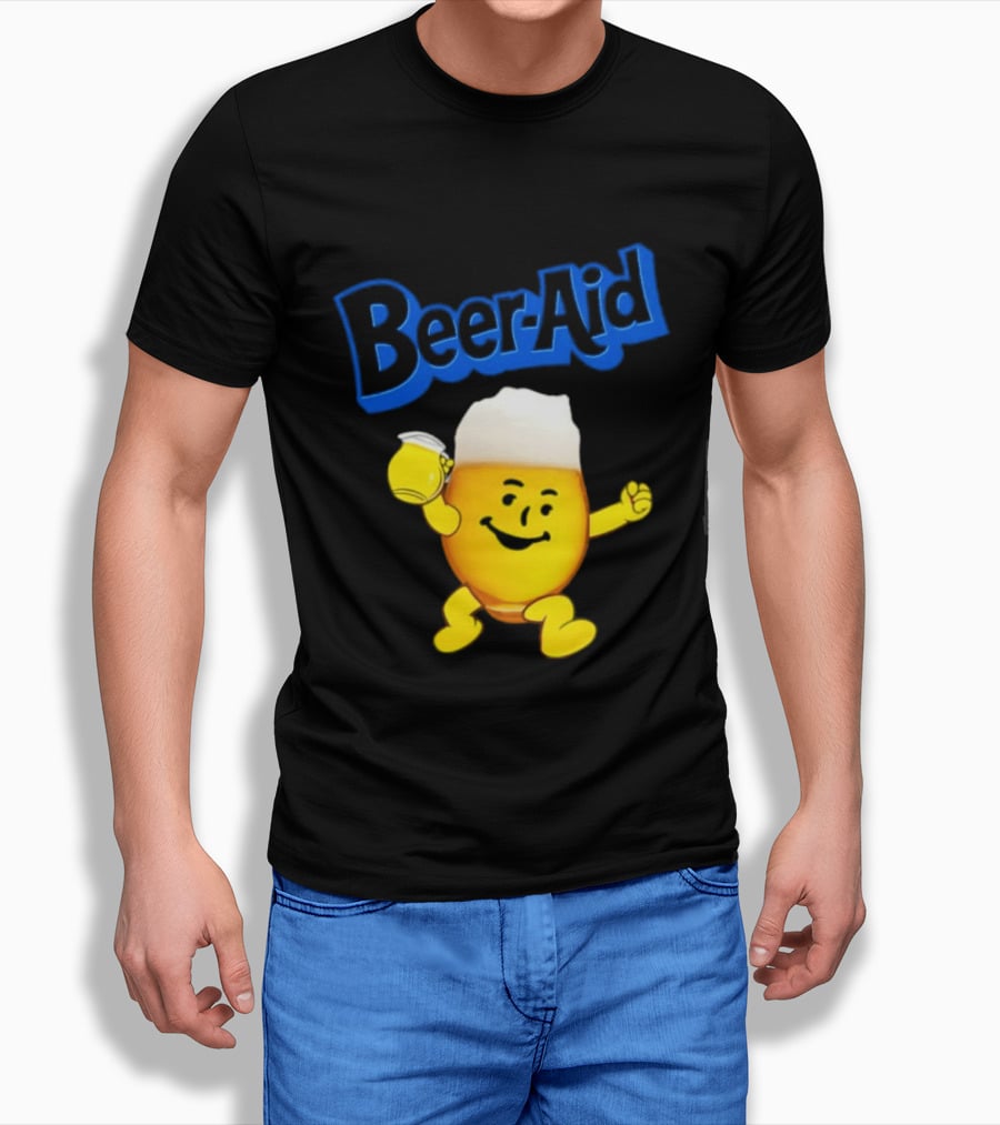 Beer Aid Kool Aid Beer Alcohol Party Humor T-Shirt