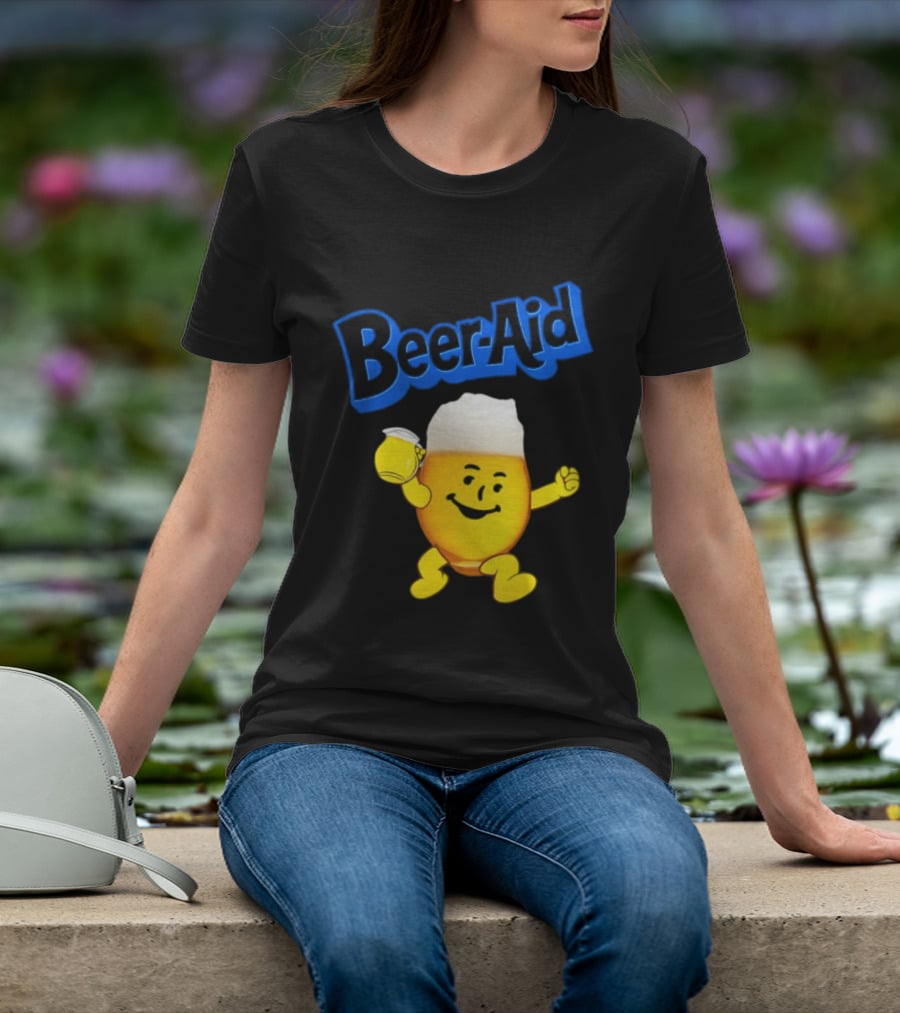 Beer Aid Kool Aid Beer Alcohol Party Humor T-Shirt