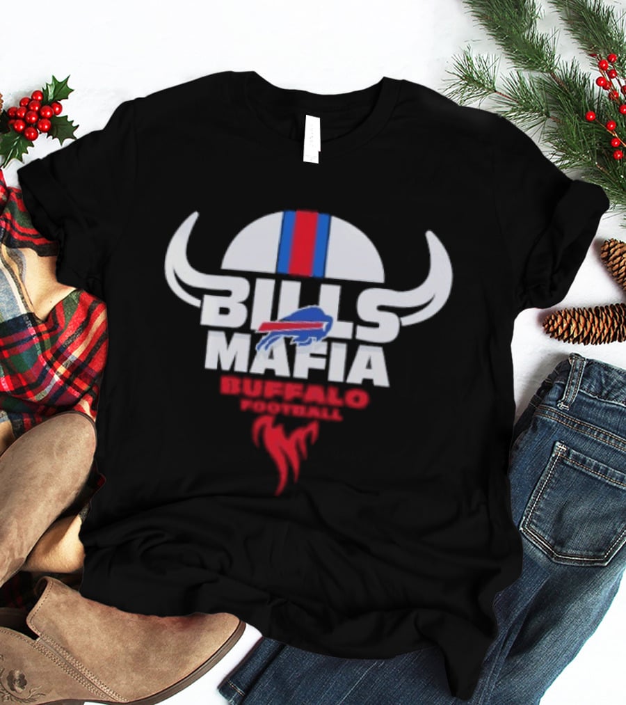 Bills Mafia Buffalo Football Team Fandom Supporter T-Shirt