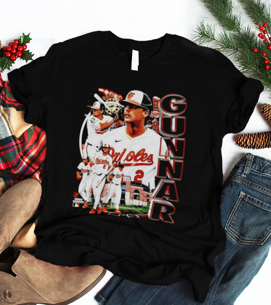 Gunnar Henderson Baltimore Orioles MLB 2026 Collage T-Shirt