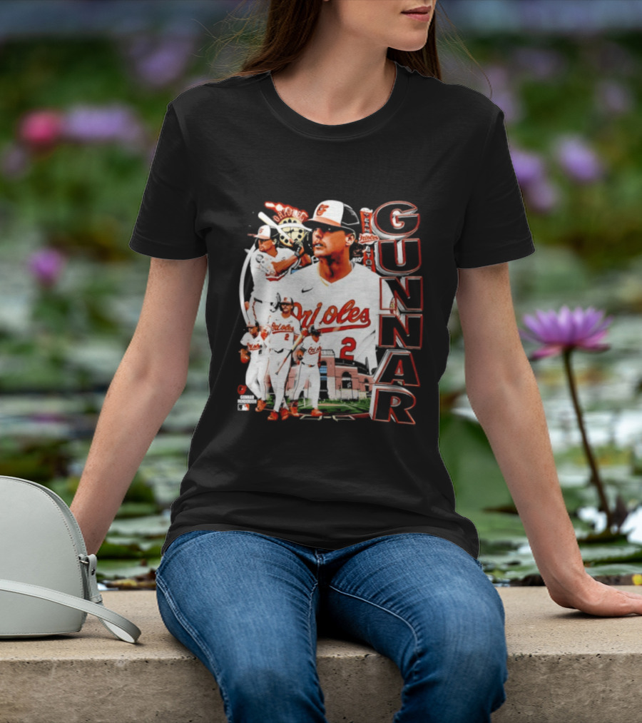 Gunnar Henderson Baltimore Orioles MLB 2026 Collage T-Shirt