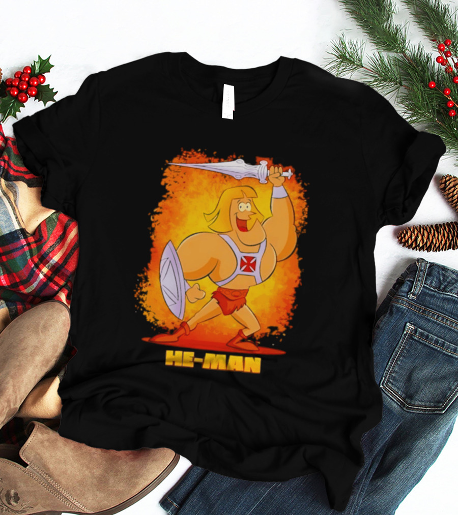 He Man Power Sword Masters Of The Universe Retro 80s T-Shirt