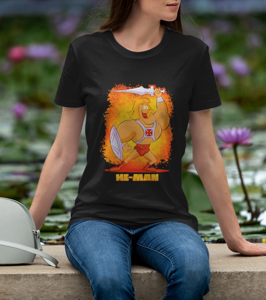 He Man Power Sword Masters Of The Universe Retro 80s T-Shirt