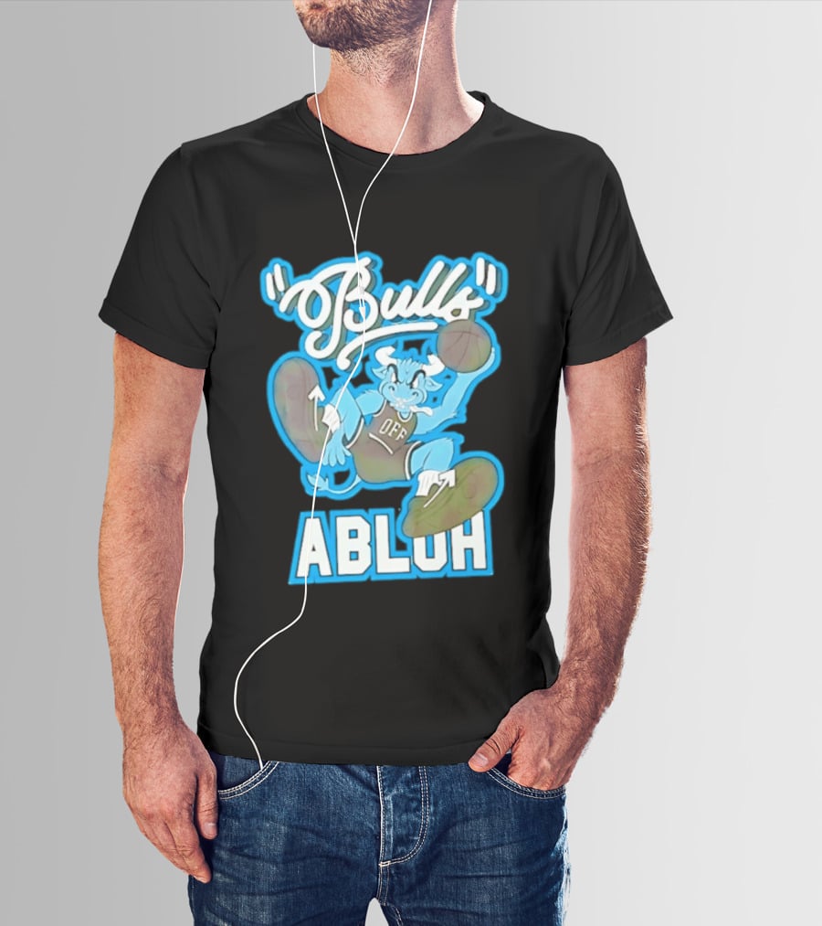 Bulls Abloh Off Basketball Slam Dunk T-Shirt
