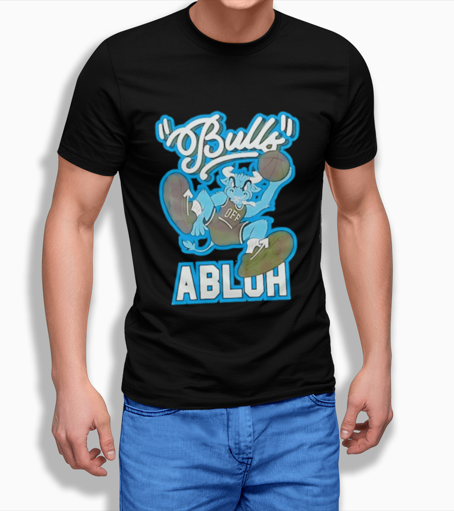 Bulls Abloh Off Basketball Slam Dunk T-Shirt