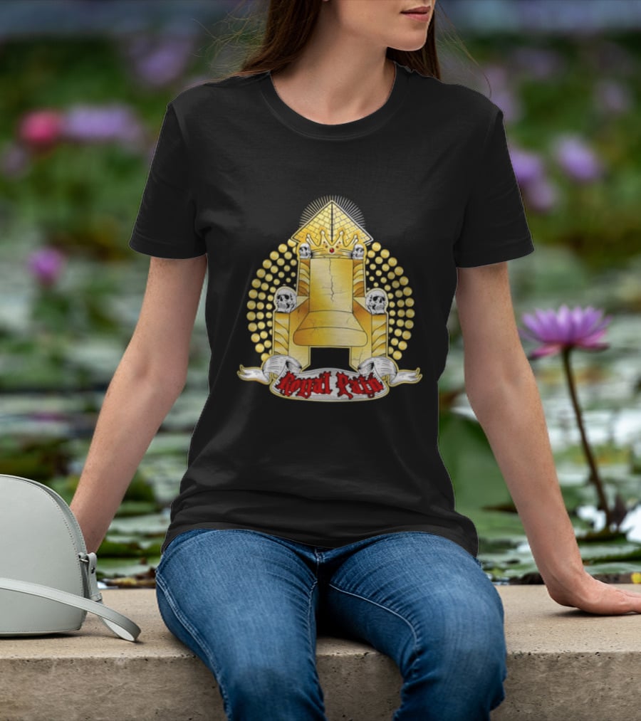 Kyng Wrestling Royal Throne And Crown Design Royal Pain T-Shirt