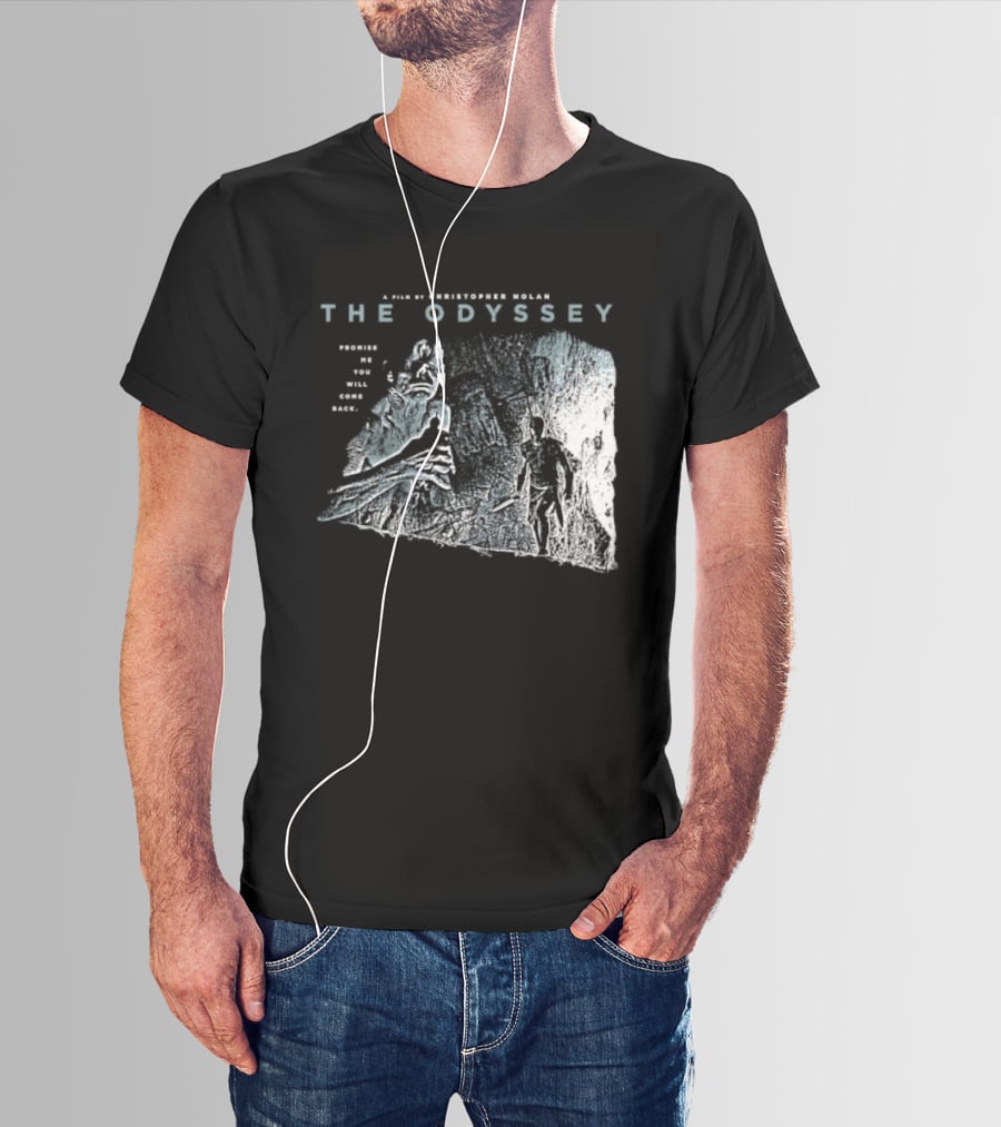 The Odyssey Christopher Nolan Promise Me You Will Come Back Greek Mythology T-Shirt