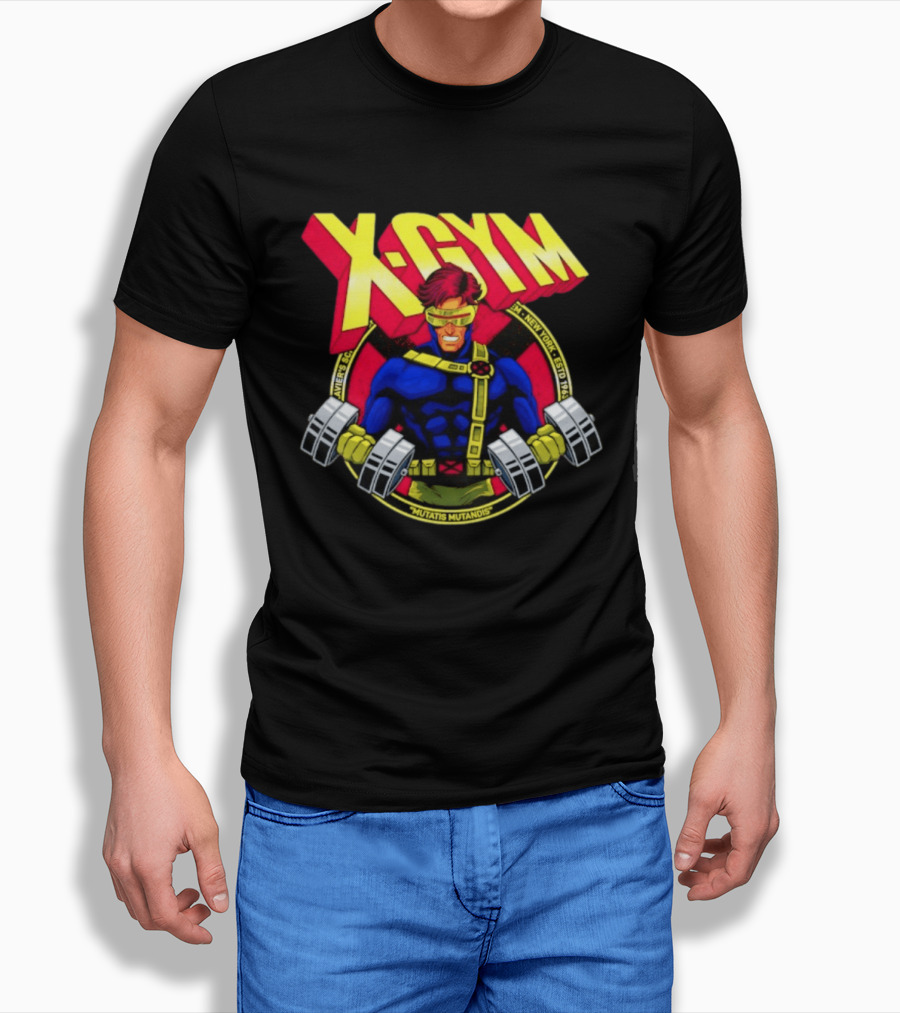 X Gym Cyclops Xavier's School New York Mutatis Mutandis Estd 1963 T-Shirt