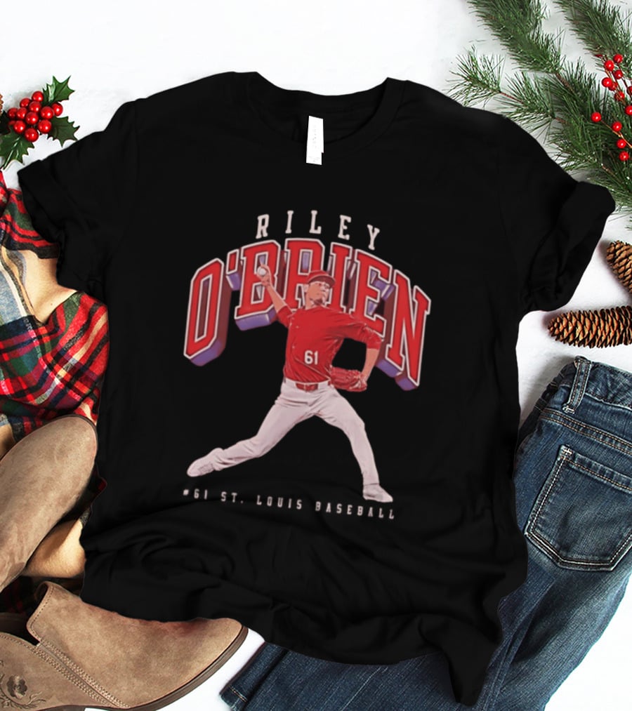 Riley O'Brien 61 Baseball 2026 St. Louis Collegiate T-Shirt