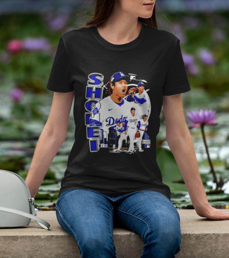 Shohei Ohtani Los Angeles Dodgers MLB 2026 Dodgers Collage T-Shirt