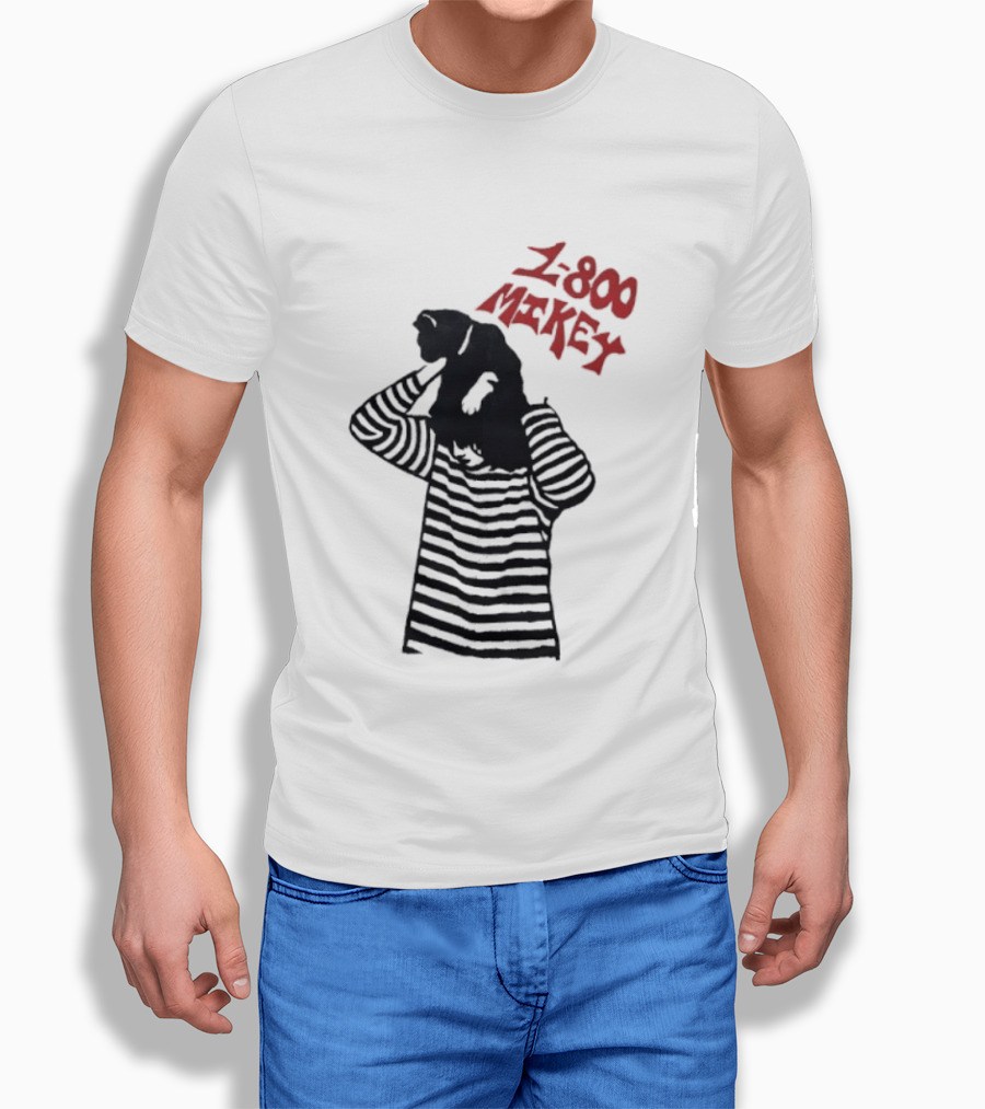 1 800 Mikey Striped Sweater T-Shirt