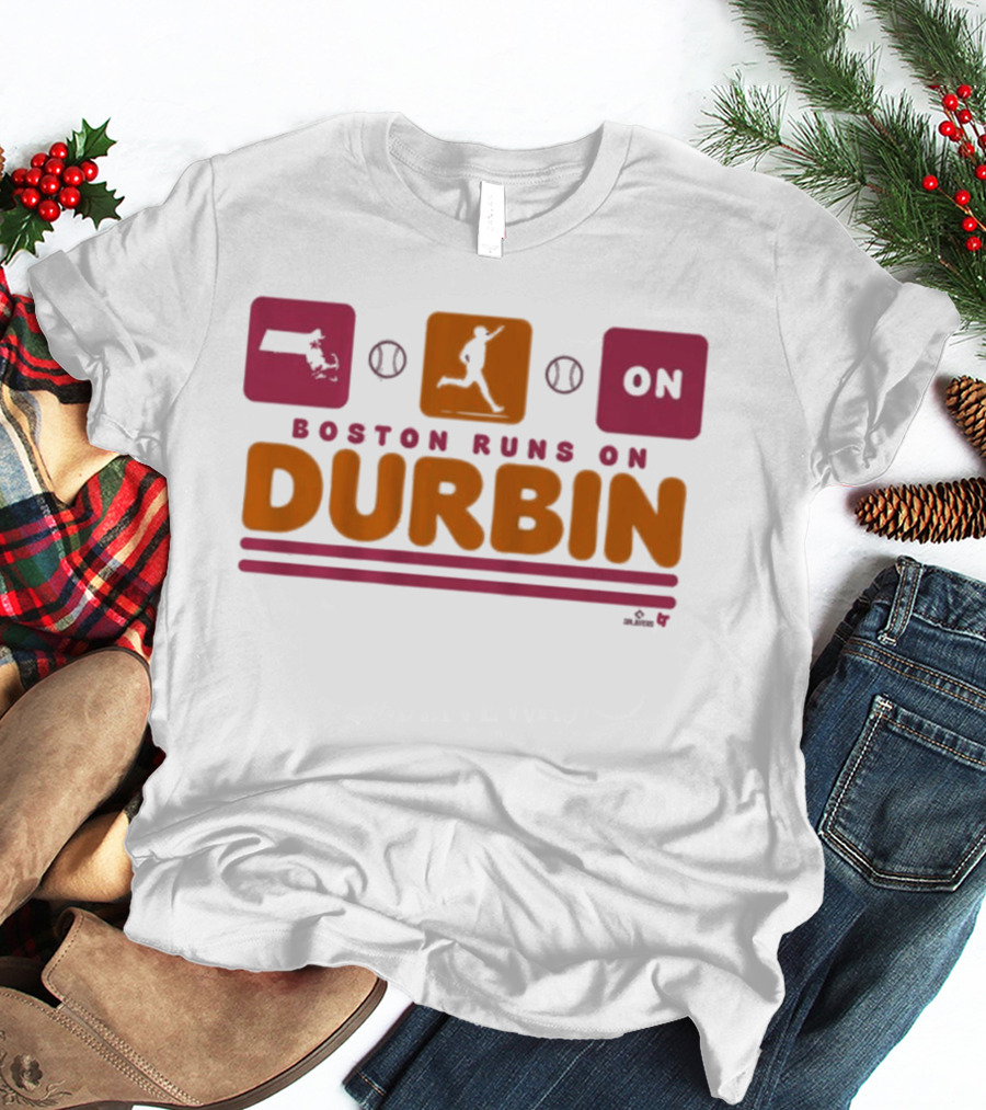 Boston Runs On Durbin Massachusetts Running T-Shirt