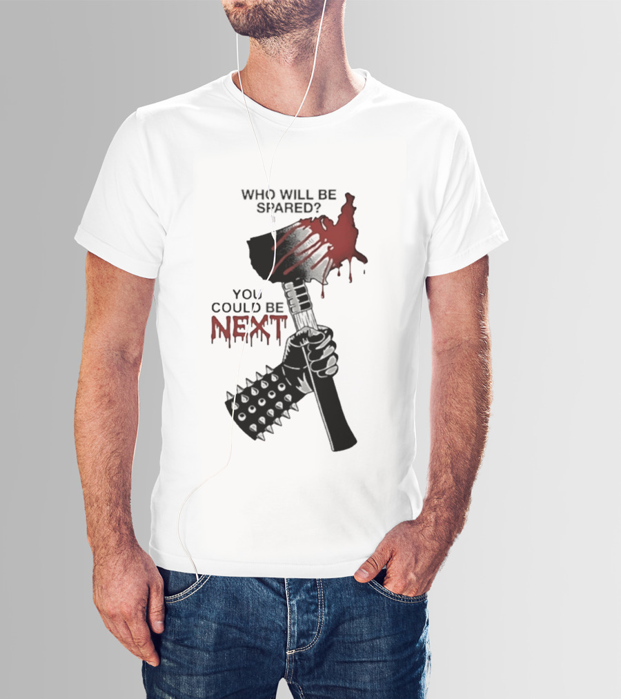 United States Map Axe Who Will Be Spared You Could Be Next T-Shirt