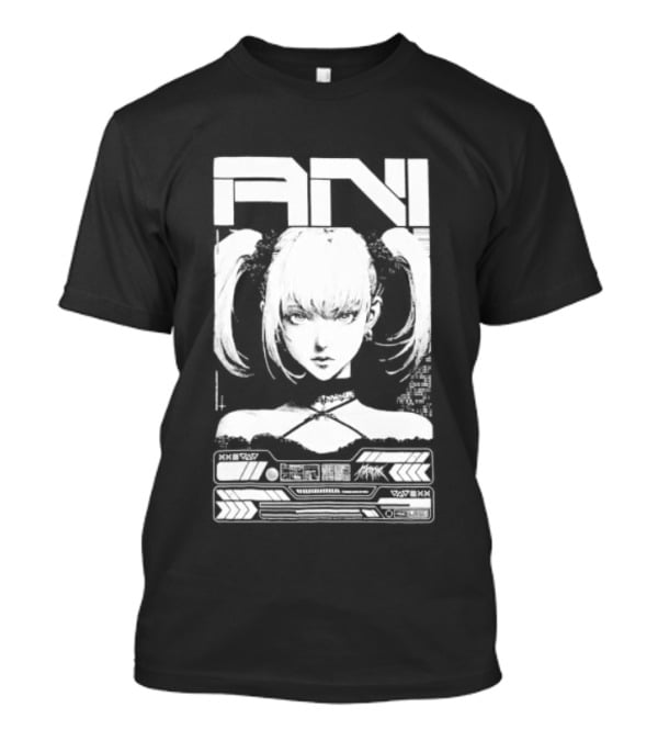 EN MANGA Anime Girl Cyberpunk Aesthetic Techwear T-Shirt