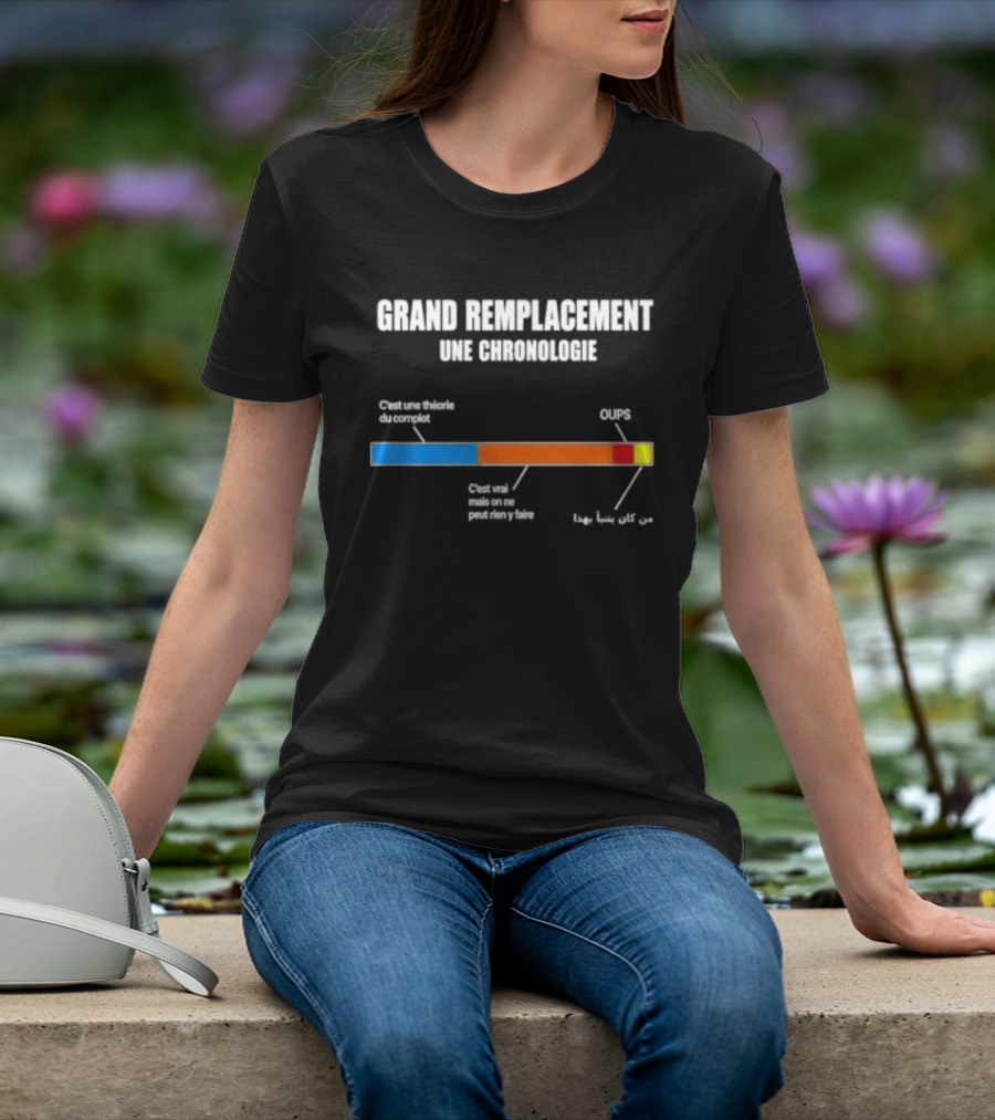 Grand Remplacement Une Chronologie Climat Grande Guerre Problème T-Shirt