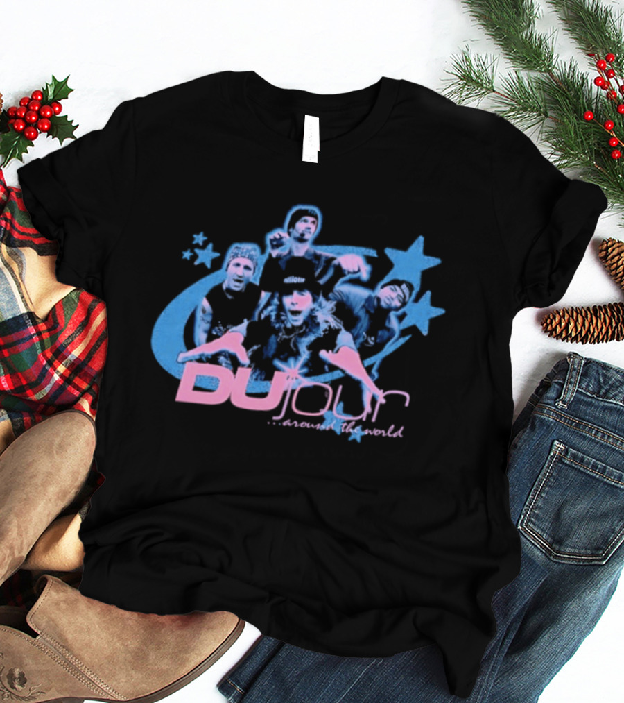 Dujour Band Around The World Josie And The Pussycats Stars T-Shirt