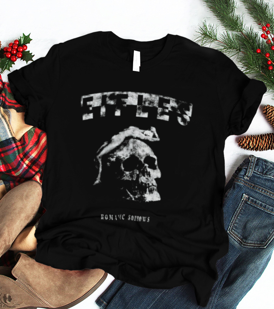 Eifles Romanc Sorrows Skull Gothic Dark T-Shirt