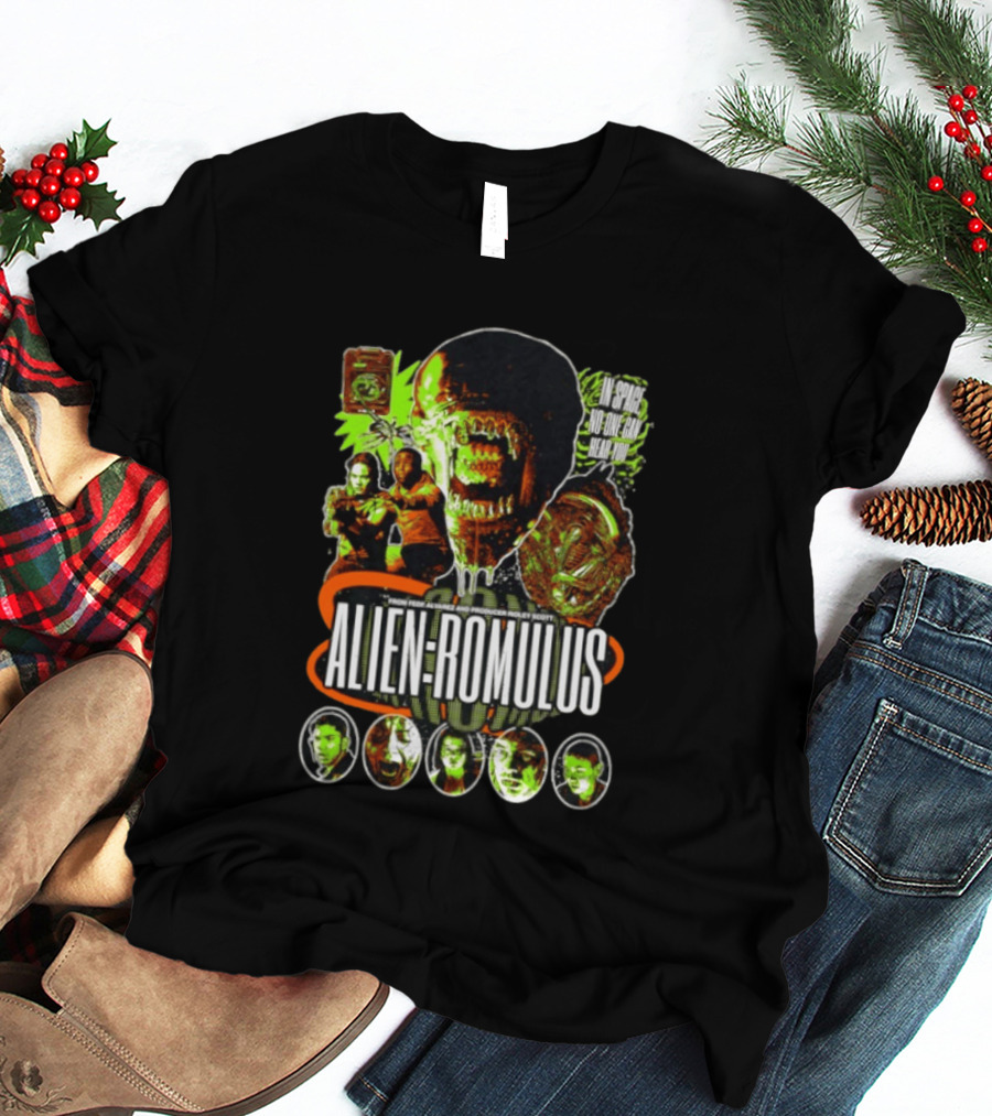 Alien Romulus Horror In Space No One Can Hear You T-Shirt