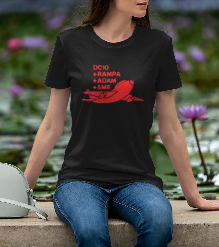 Keinemusik DC10 Rampa Adam &Me 2026 Airplane Collaboration T-Shirt