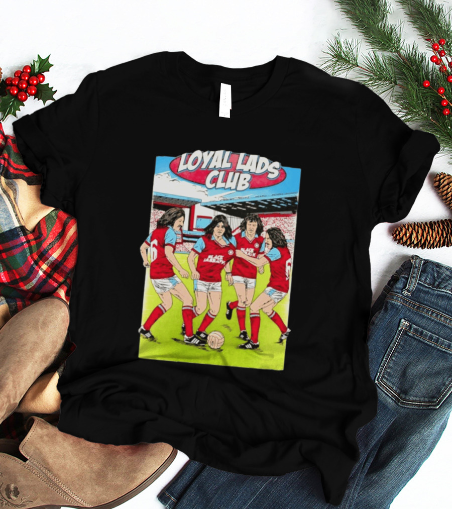 Loyal Lads Club Black Sabbath Heavy Metal Football Team Retro Comic T-Shirt