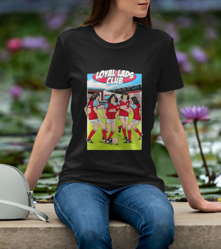 Loyal Lads Club Black Sabbath Heavy Metal Football Team Retro Comic T-Shirt