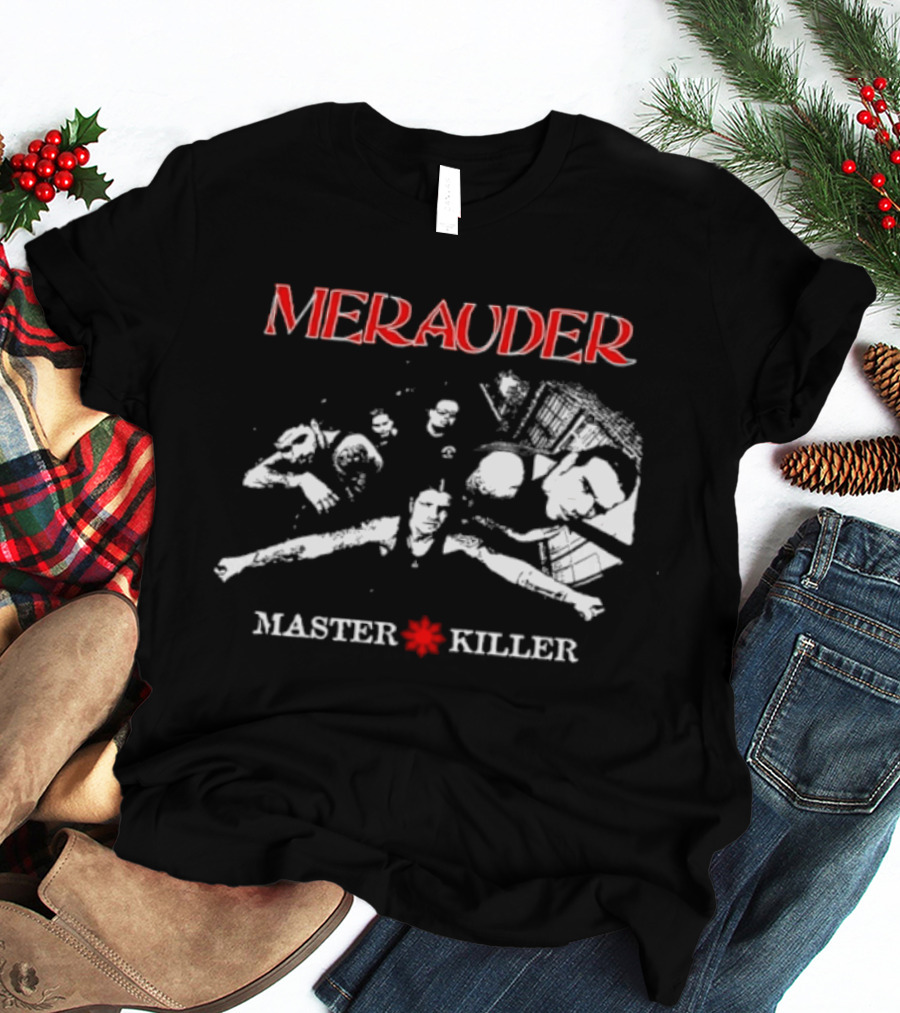 Merauder Master Killer Hardcore Metal Iconic Album T-Shirt