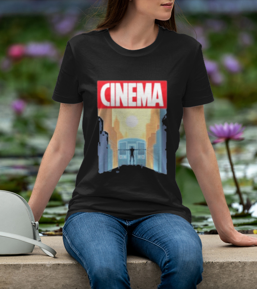 Screencrush Cinema Spidey Subway Sunset Scene T-Shirt