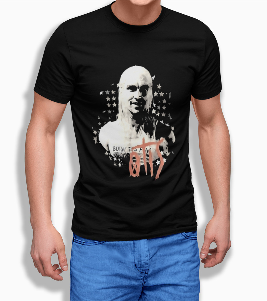House Of 1000 Corpses Otis Rob Zombie Stars 2 Sided T-Shirt