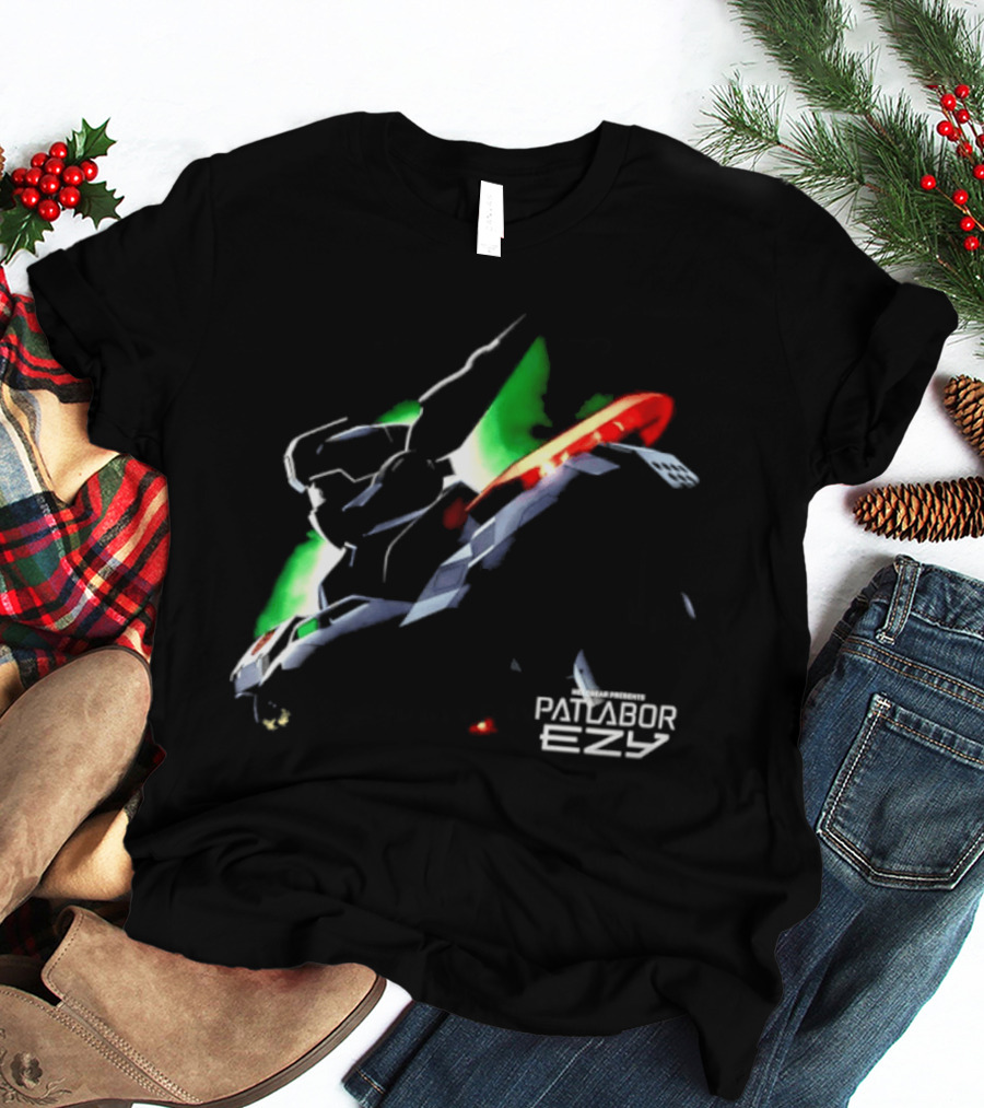 Patlabor EZY Mecha Anime Robot Headgear Dynamic T-Shirt