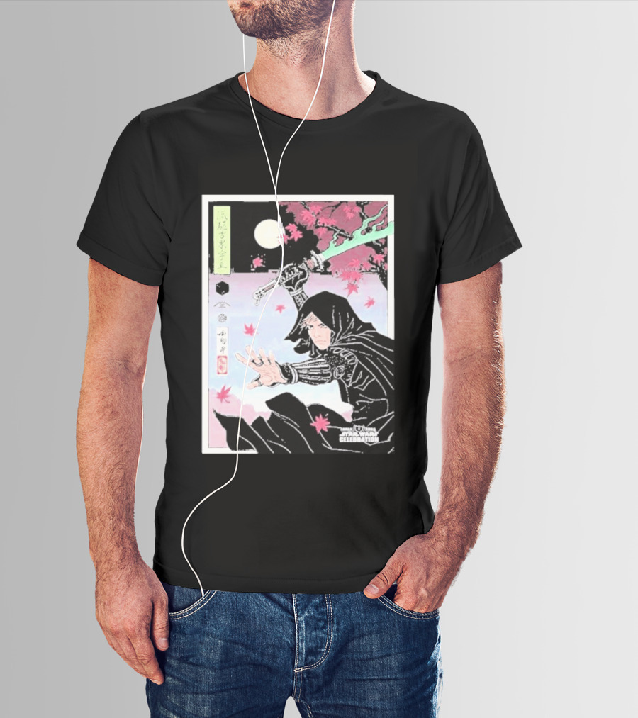 Star Wars Celebration Japan 2025 Luke Skywalker Samurai Art Final Reveal T-Shirt