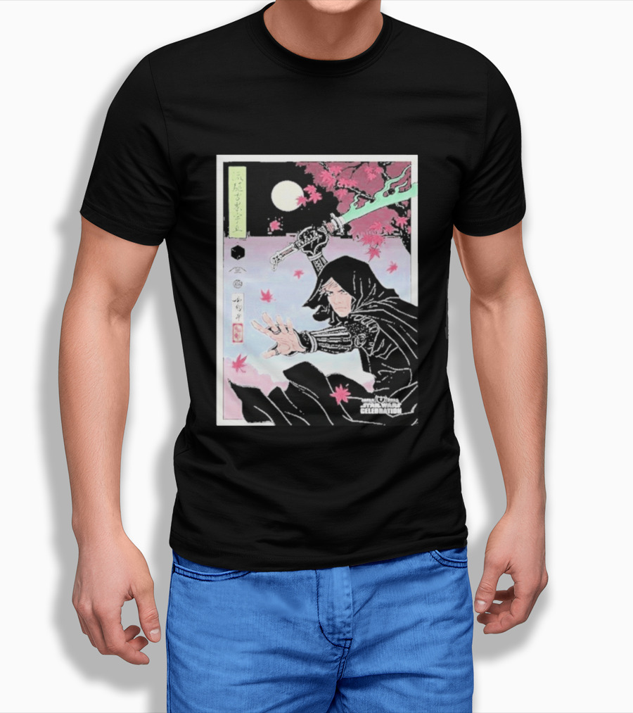 Star Wars Celebration Japan 2025 Luke Skywalker Samurai Art Final Reveal T-Shirt
