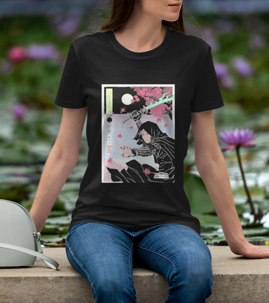 Star Wars Celebration Japan 2025 Luke Skywalker Samurai Art Final Reveal T-Shirt