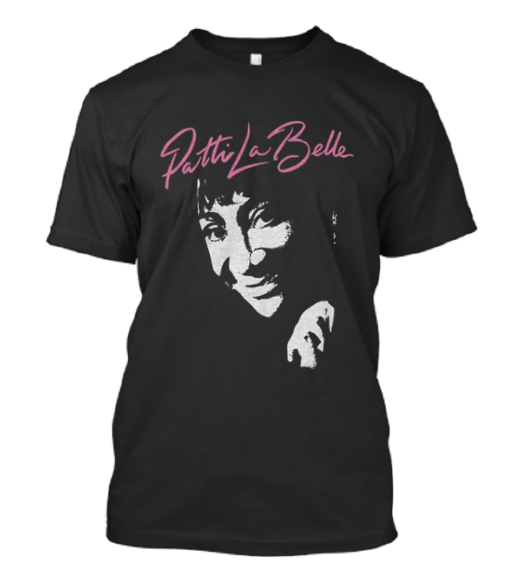 Patti LaBelle Signature Pink Name White Face T-Shirt