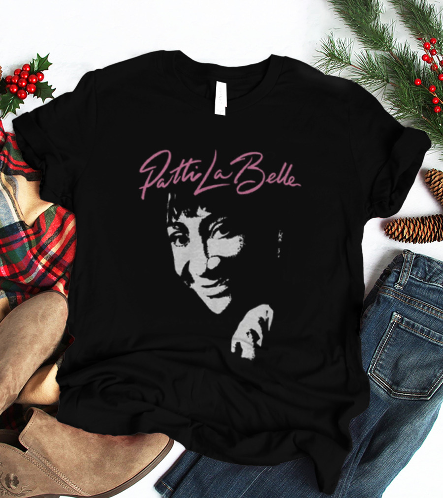 Patti LaBelle Signature Pink Name White Face T-Shirt