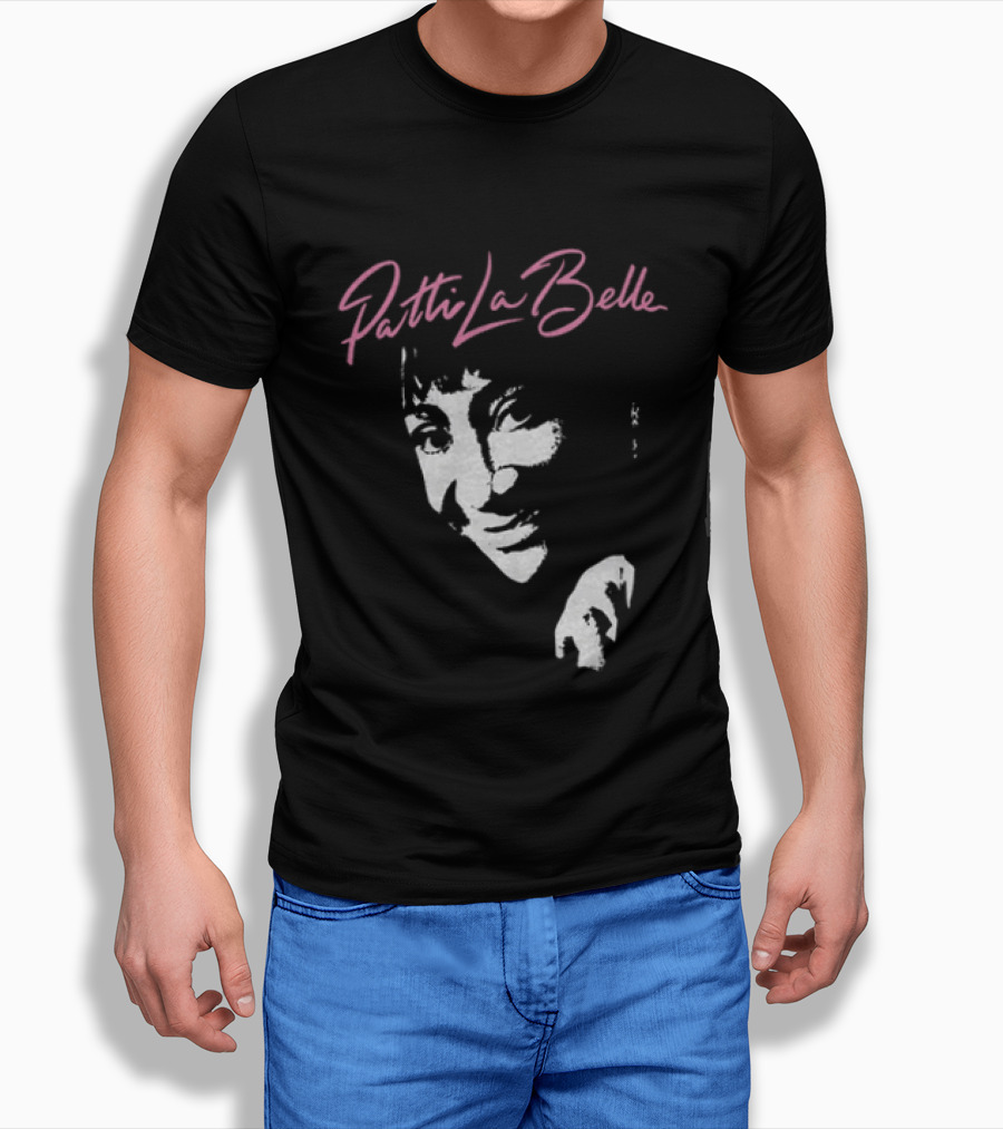 Patti LaBelle Signature Pink Name White Face T-Shirt