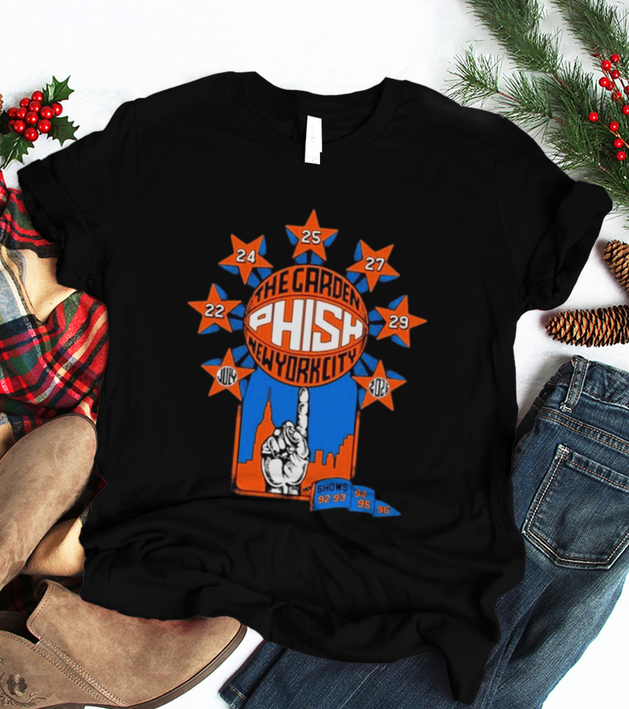 Phish The Garden July 2026 New York City Shows 92 93 94 95 96 T-Shirt