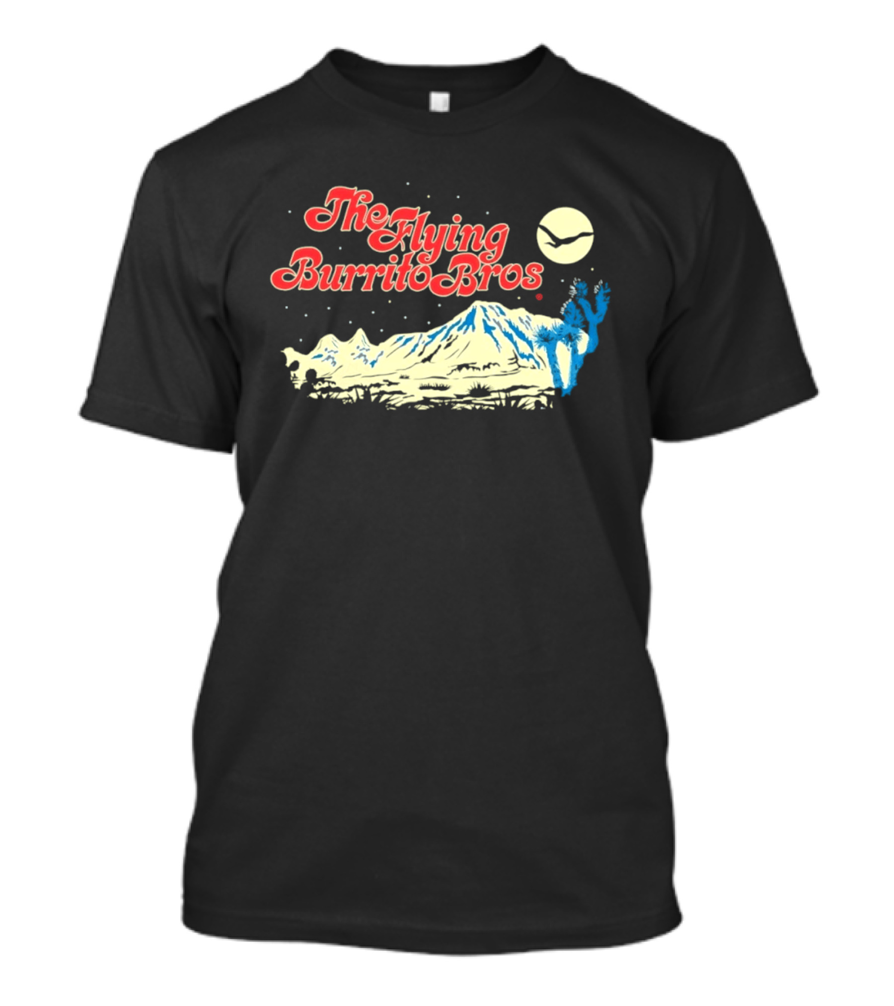 The Flying Burrito Bros Desert Moon Cactus Band T-Shirt