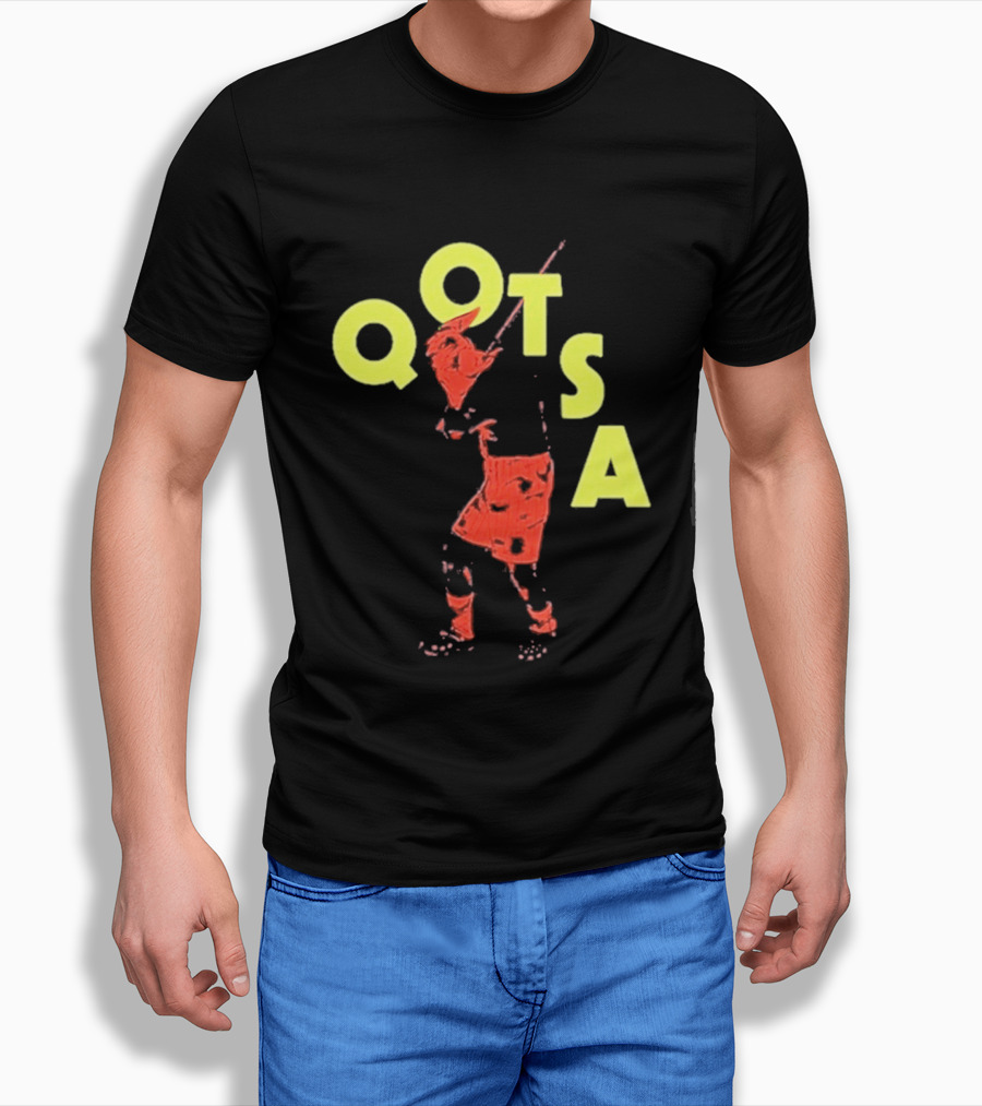 Queens Of The Stone Age QOTSA Executioner Bold Red Yellow T-Shirt