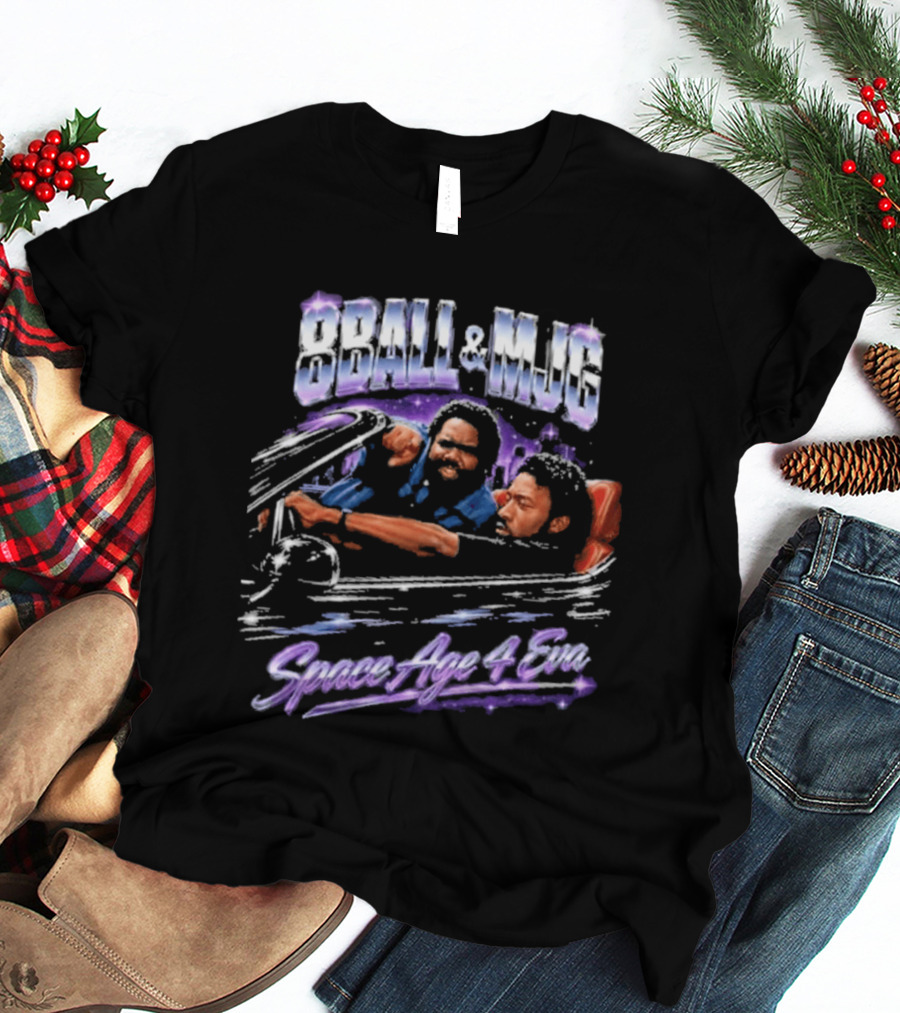 8Ball & MJG Space Age 4 Eva Retro Style Rap T-Shirt