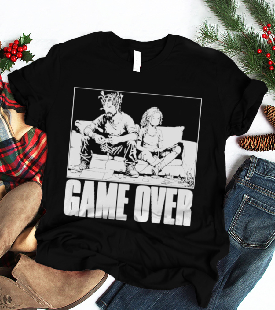 The Reel Rejects TLOU Game Over Couch Scene T-Shirt