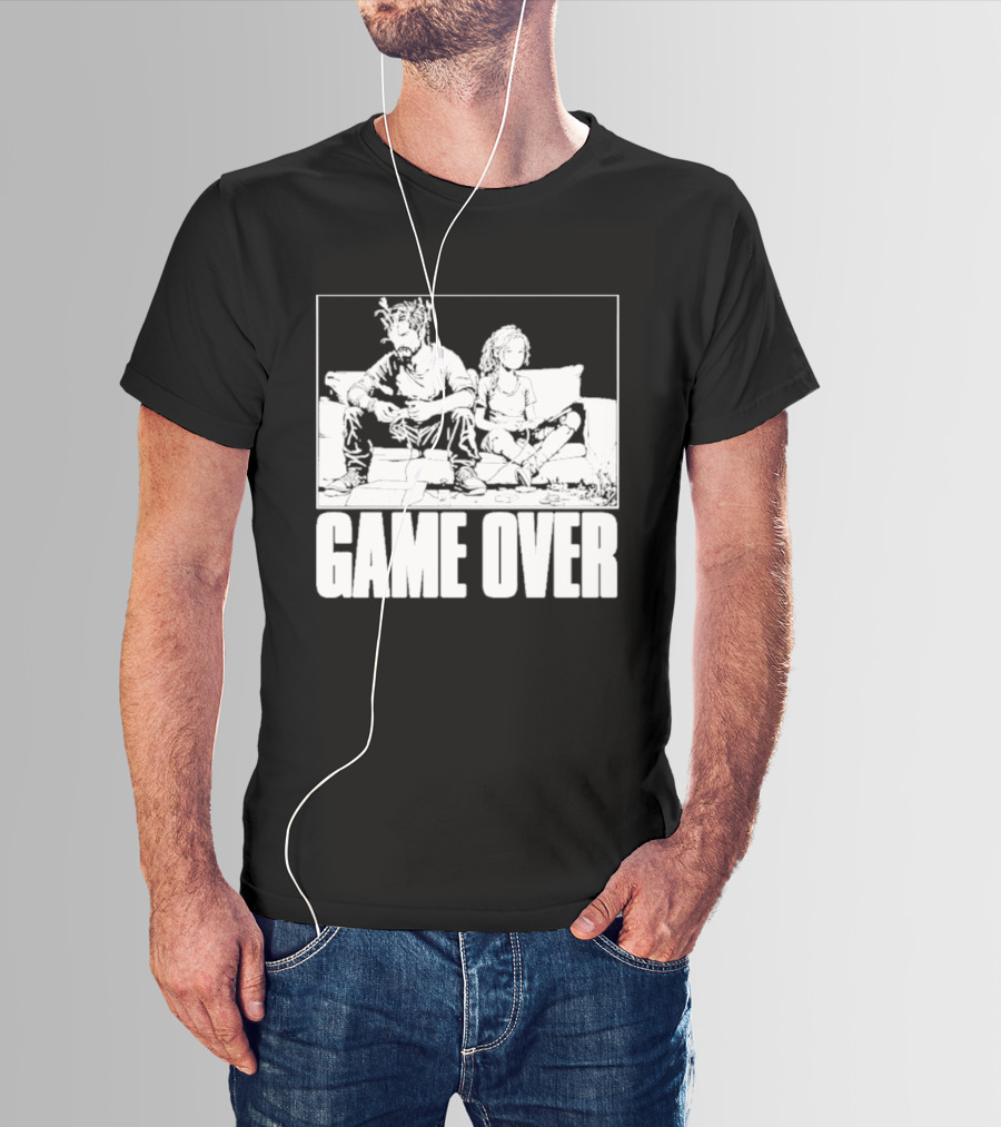 The Reel Rejects TLOU Game Over Couch Scene T-Shirt