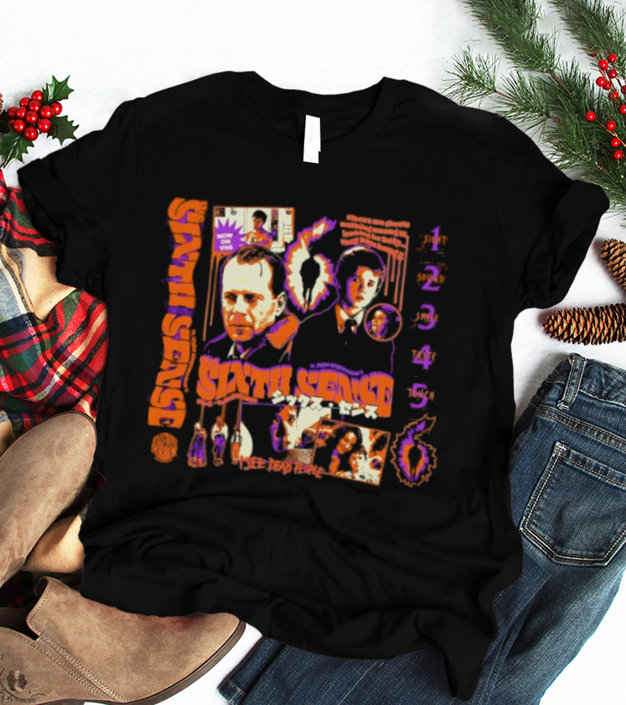The Sixth Sense I See Dead People Movie With Characters T-Shirt