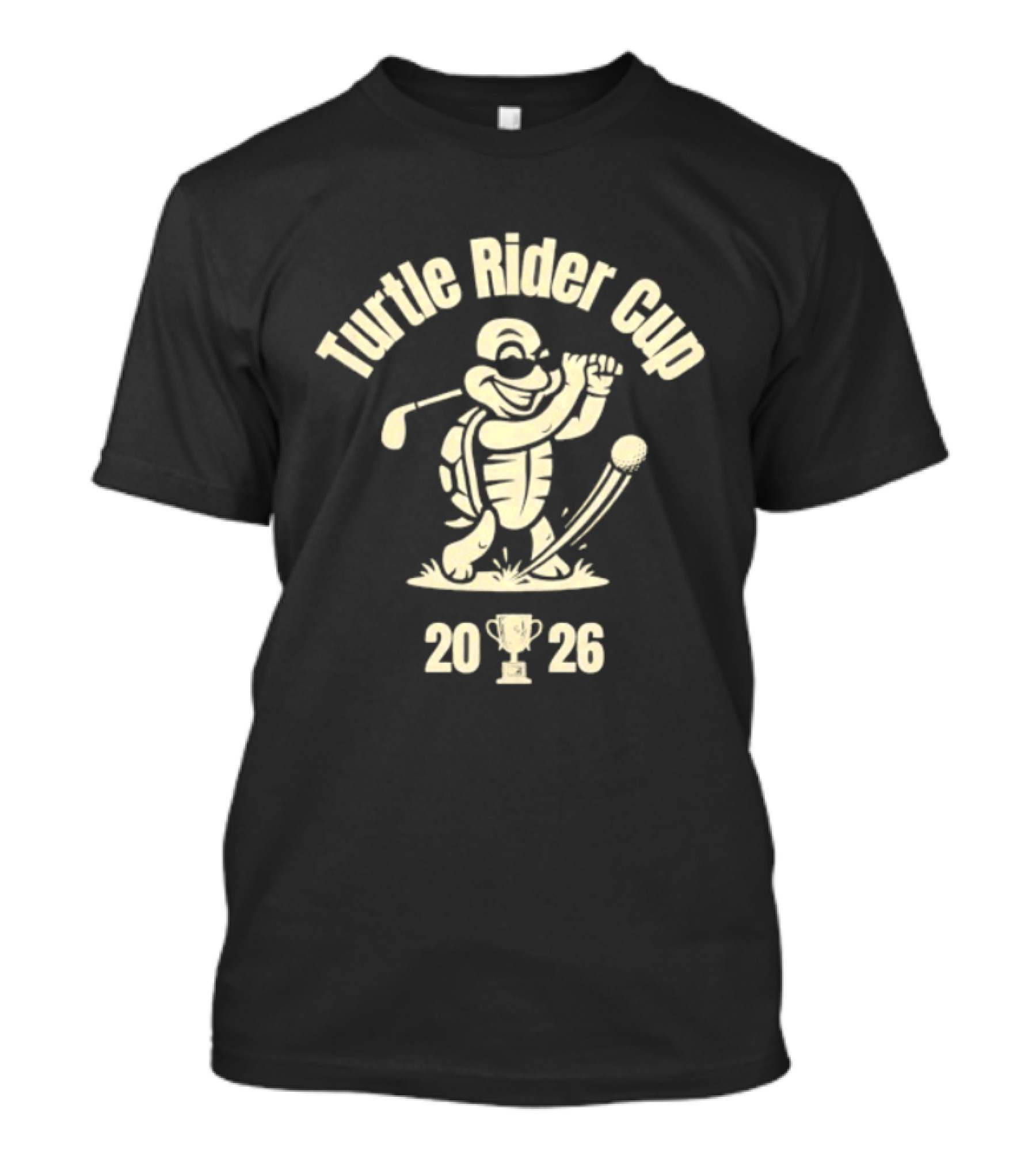 Turtle Rider Cup 2026 Golfing Turtle Event T-Shirt