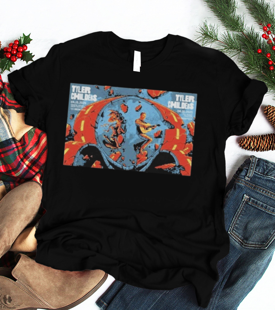 Tyler Childers April 16 2025 Red Rocks Amphitheatre Concert Event T-Shirt