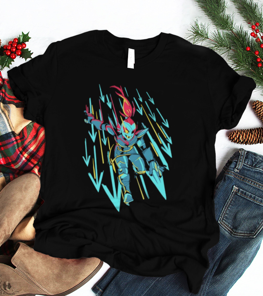 Undyne Onslaught 10th Anniversary Undertale T-Shirt